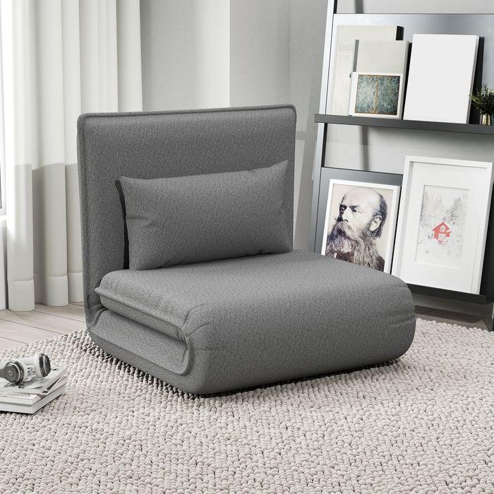 Immagine prodotto Swisshandel24 Bodensofa 3-in-1 Klappbar Schlafsofa, Gepolstert Sofabett mit Schlaffunktion (Divano letto)