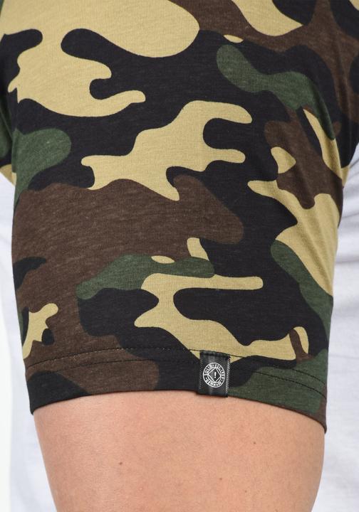 Immagine prodotto Solid Cahil T-Shirt Camouflage Maglietta A Manica Corta Da Uomo Con GiroCollo Con Stampa (L)