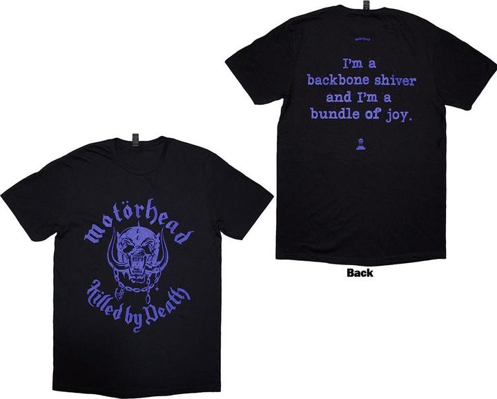 Motorhead Killed By Death Lyric Back Print