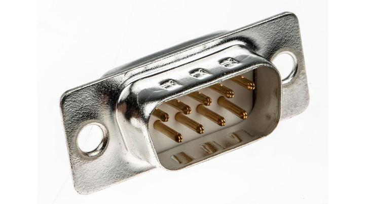 Produktbild Rs Pro D-Sub-Steckverbinder, Stahl, Stecker, DE-9, 5A, 500V, Packung à 5 Stück