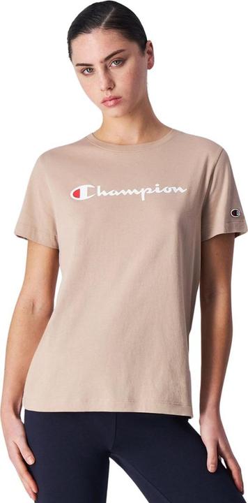 Champion Koszulka damska SS Tee beżowa 117534 MS079 L (L)