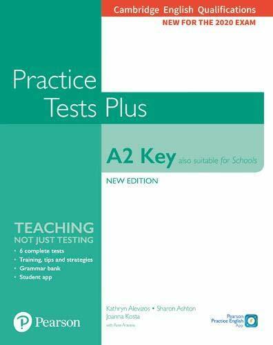 Actual product image KET Practice Tests Plus Cambridge English Qualifications: A2 Key (Also suitable for Schools) New (English, Rosemary Aravanis, Sharon Ashton, 2019)