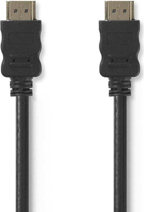 Produktbild Nedis CVGP34000BK05 HDMI-Kabel 0,5 m HDMI Typ A (Standard) Schwarz (0.50 m, HDMI)