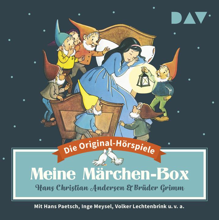 Produktbild Meine Märchen-Box – Die 34 schönsten Märchen-Hörspiele (Jacob Grimm, Hans Christian Andersen, Wilhelm Grimm, Hans Paetsch, Eduard Marks, Deutsch)