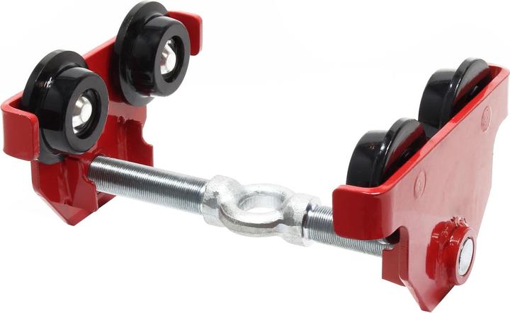 Wiltec Laufkatze 1000kg 55-210mm Rollfahrwerk Handfahrwerk Unterflanschlaufkatze