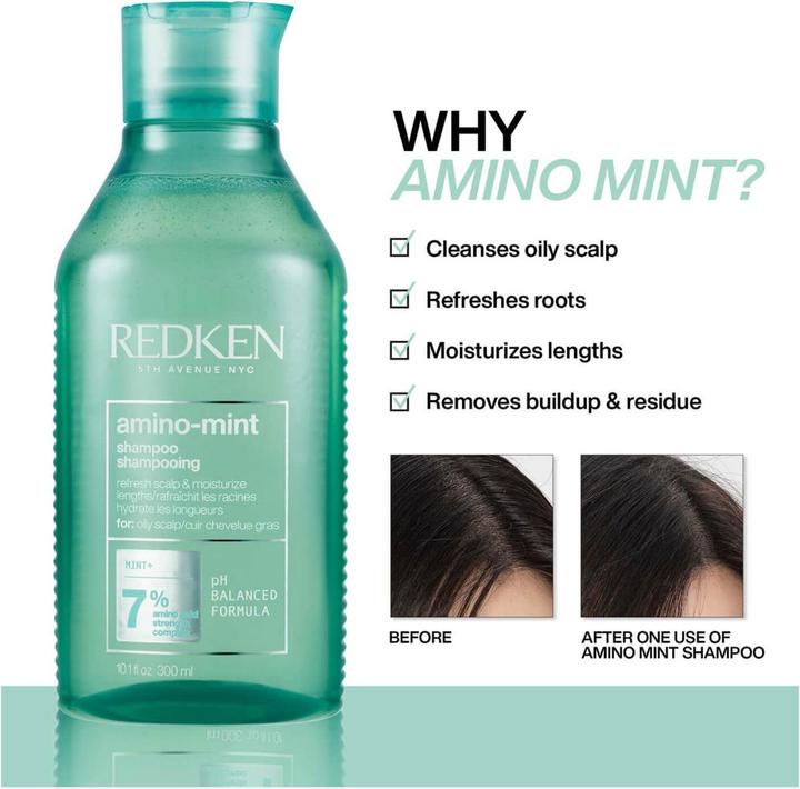 Actual product image Redken Amino Mint (1000 ml, Dry shampoo)