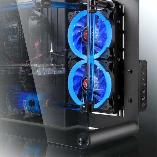 Actual product image Raijintek Iris 12 Rainbow A-RGB LED fan, set of 3 incl. controller (120 mm, 3 x)
