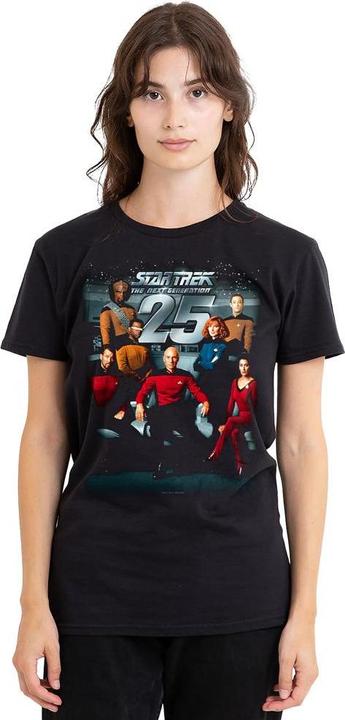 Actual product image Unisex Adult 25th Anniversary T-Shirt (L)