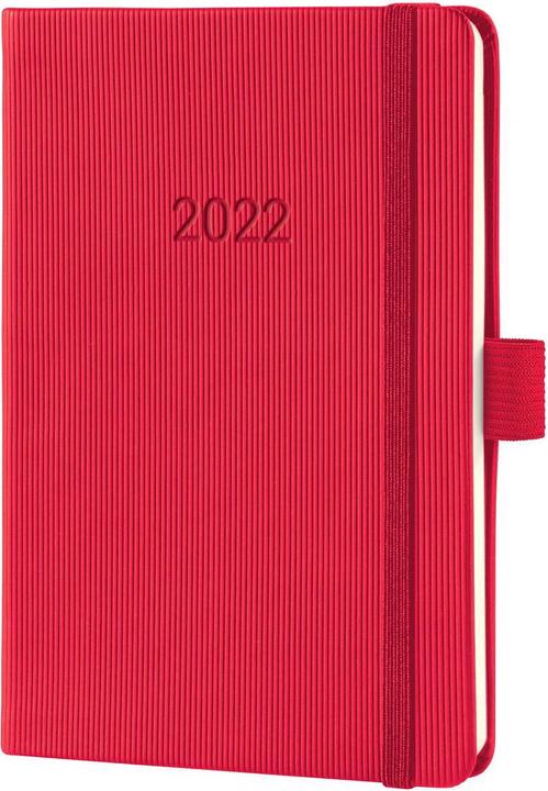 Image du produit Sigel Agenda semainier Conceptum 2022, 10.8 x 15.1 x 1.9 cm, rouge (A6, Couverture rigide, Allemand, Français, Anglais, Néerlandais)
