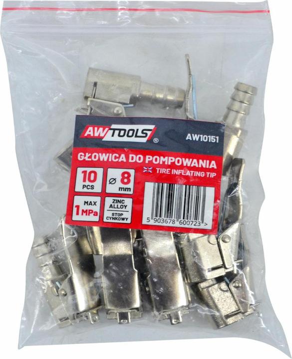 Image du produit Awtools GŁOWICA DO POMPKI 6mm 10 SZT.