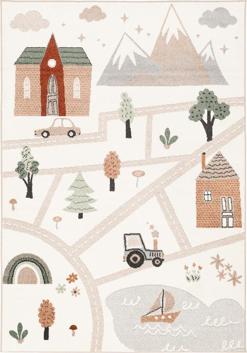 Image du produit Pergamon Kinder Teppich Softstar Kids Little City (80 x 150 cm)