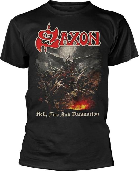 Saxon Hell Fire And Damnation TShirt
