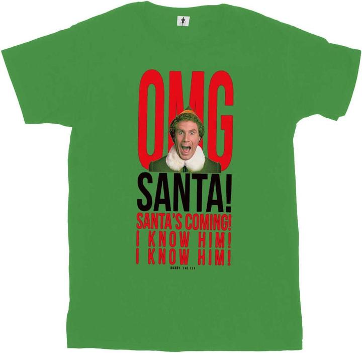 Image du produit Elf - T-shirt OMG SANTA KNOW HIM - Femme (XL)