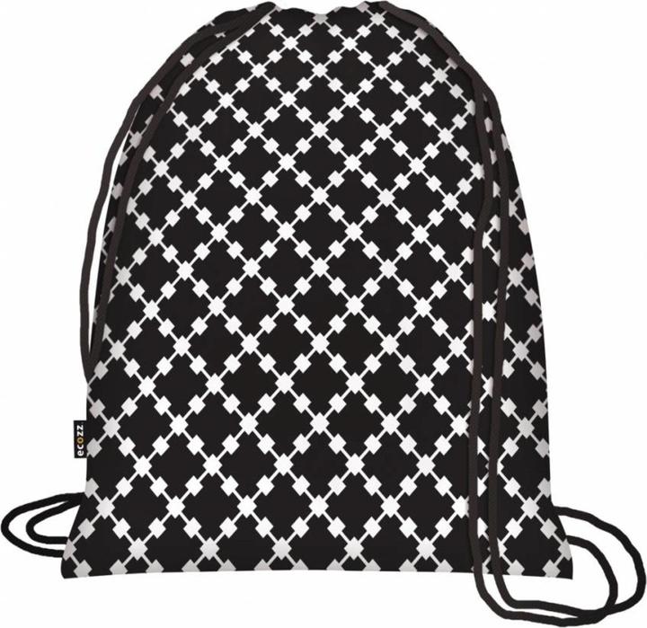 Immagine prodotto Ecozz Zaino ecologico pieghevole, quadretti neri (15 l)