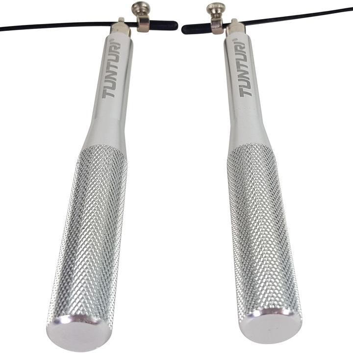 Actual product image Tunturi Verstellbares Springseil mit Alu-Griffen und Kugellager (300 cm)