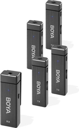 Actual product image Boya BY-W4 Wireless Microphone for Smartphone