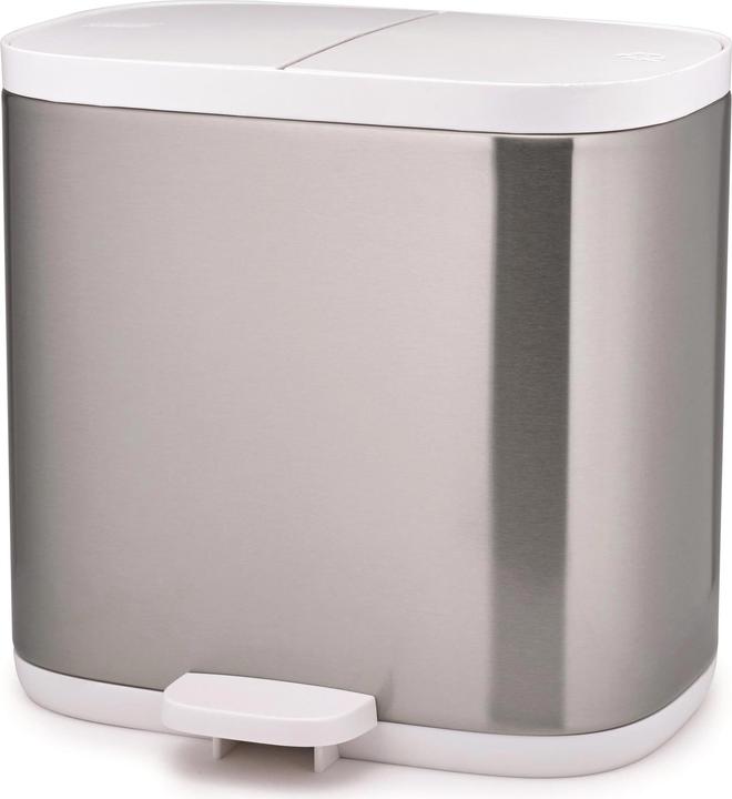 Actual product image Joseph Joseph Split Steel Separator Waste Bin, 2x3l, 27x18x28.4cm (6 l)