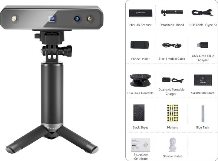 Actual product image Revopoint Mini