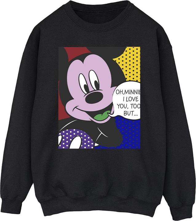 Disney Mickey Mouse Oh Minnie Pop Art Sweatshirt (XL)