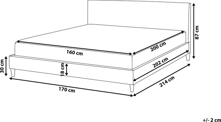 Immagine prodotto Beliani Fitou (160 x 200 cm)