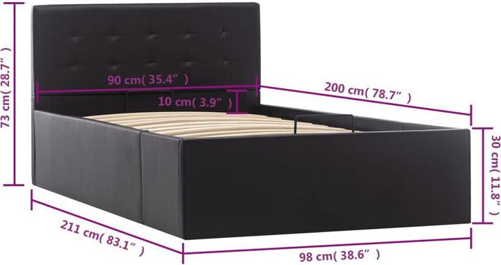 Produktbild VidaXL Bine (90 x 200 cm)