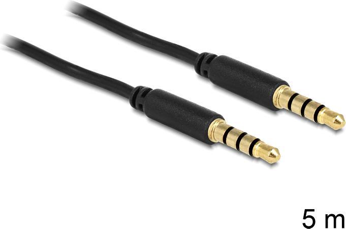 Delock Klinkenkabel (5 m, 3.5mm Klinke (AUX))