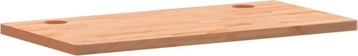 VidaXL Schreibtischplatte 100x50x2,5 cm Massivholz Buche,Material