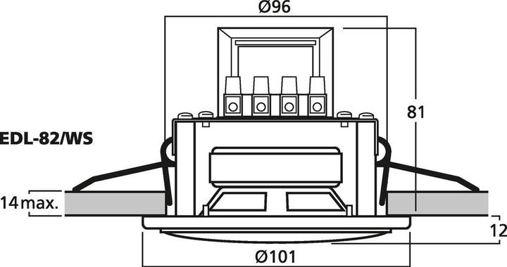 Produktbild Monacor ELALautsprecher (1 Stk.)