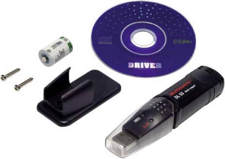 Produktbild Multimetrix Luftfeuchte Datenlogger DL 53 USB Lufttemperatur und Feuchtigkeitslogger