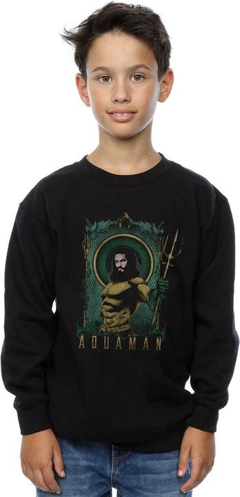 Image du produit - Sweat AQUAMAN FRAMED TRIDENT - Garçon (152, 158)