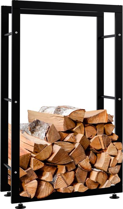 Actual product image CLP Firewood Rack Keri V2 25x60x100, black (25 x 60 x 100 cm)