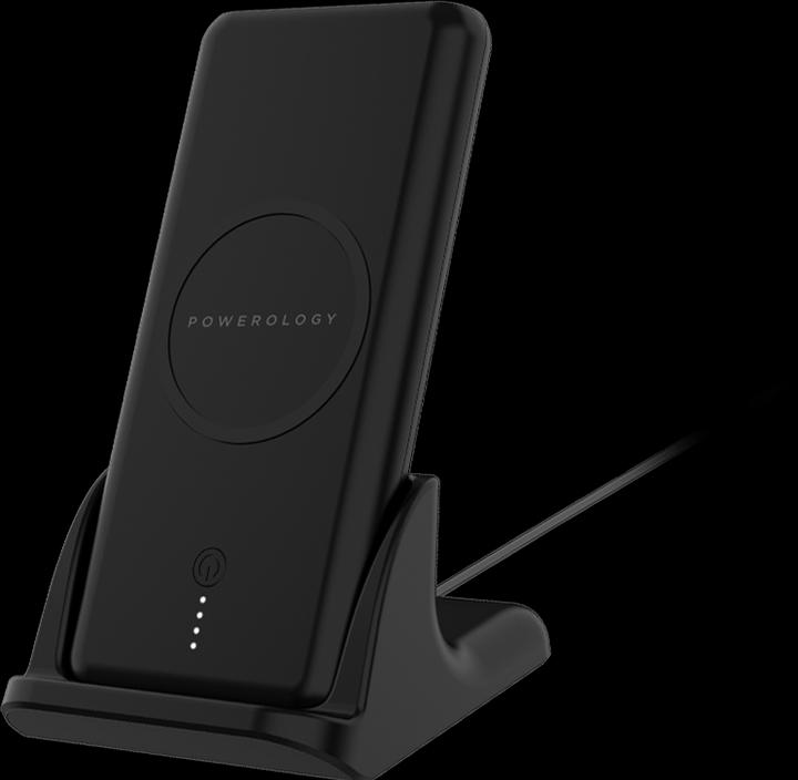 Produktbild Powerology 2 in 1 Fast Wireless Power Bank 10000mAh (10000 mAh, 18 W, 37 Wh)