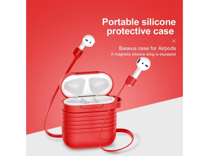 Image du produit Baseus Airpods Housse étui silicone (Sac pour écouteurs)