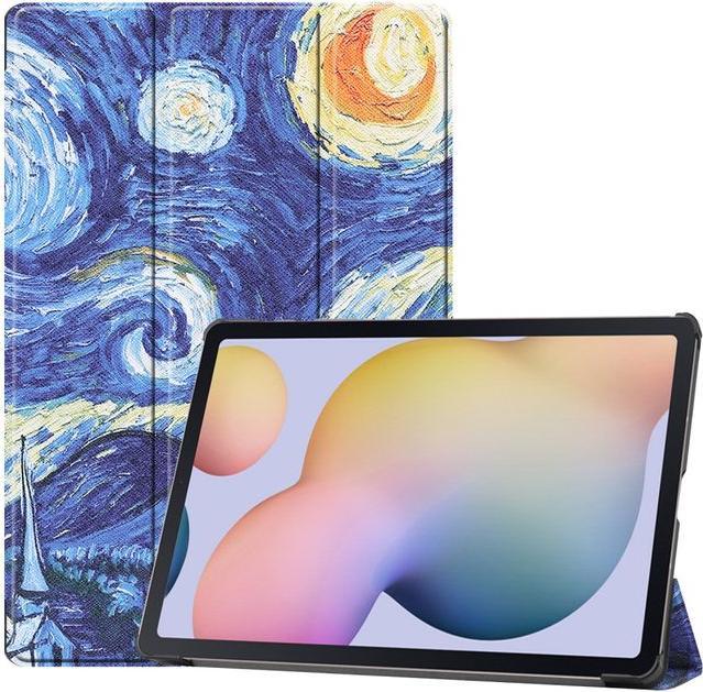 Actual product image MU Style Triple folding cover with pattern (Galaxy Tab S7+)