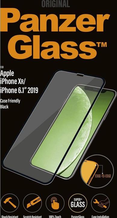 Actual product image PanzerGlass edge to edge (1 Piece, Apple iPhone 11, Apple iPhone XR)