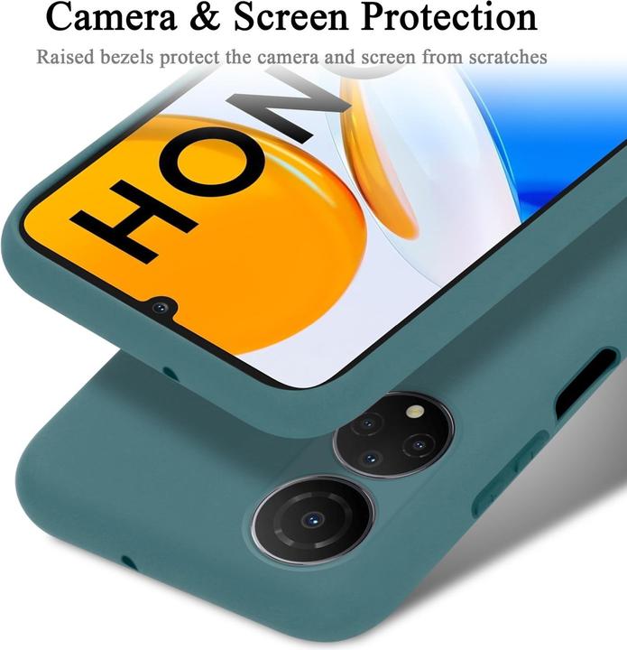 Productafbeelding Cadorabo TPU Liquid Silicone Hoesje voor Honor X7 (Honor X7)