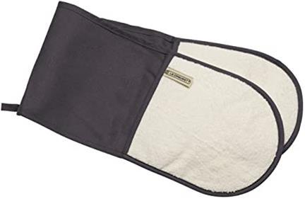 Le Creuset Doppelhandschuh Klassik (Canvas, Frottée, 100% Baumwolle)