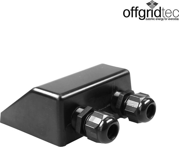 Produktbild Offgridtec Dachdurchführung 2-fach Heavy schwarz für Kabeldurchmesser 3-12mm