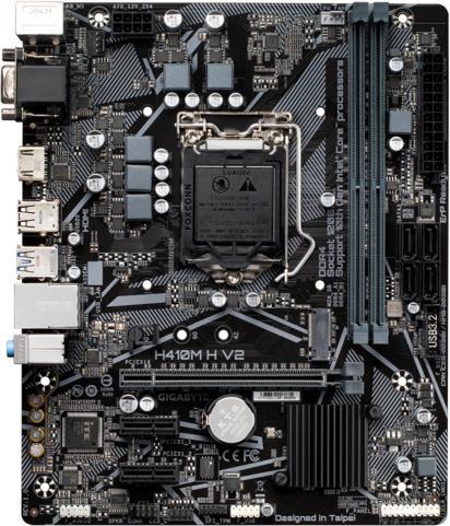Produktbild Gigabyte H410M H V2 1.6 (LGA 1200, Intel H410, mATX)