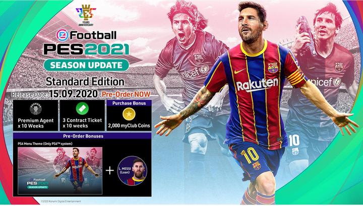 Produktbild Konami eFootball PES 2021 Season Update (PS4, Multilingual)