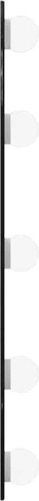 Image du produit VidaXL Wandspiegel mit LED-Leuchten 20x50 cm Glas Oval (20 x 50 cm)