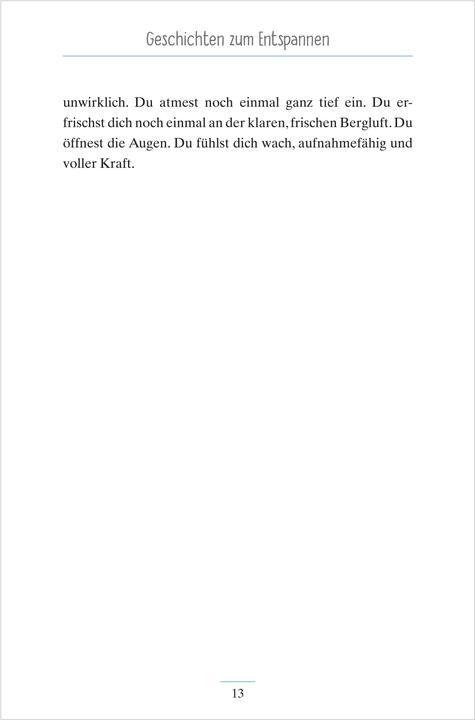 Produktbild Geschichten zum Entspannen. Kurze Erzählungen für Senioren. Auch mit Demenz. Ratgeber (Deutsch, Natali Mallek, Annika Schneider, 2019)