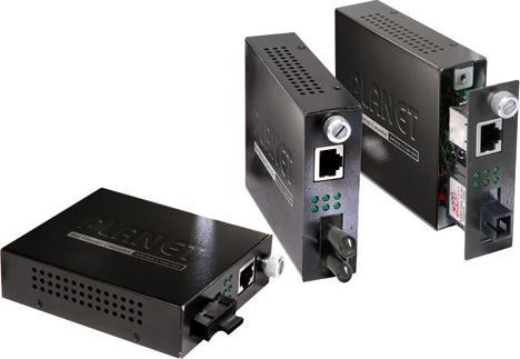 Actual product image Planet Smart Media Converter - Single Mode 50KM 10/100Base-TX to 100Base-FX (SC)