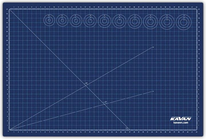 Kavan tapis de découpe auto-cicatrisant double face / support A3 - 450x300x3mm (450 x 300 x 3 mm)