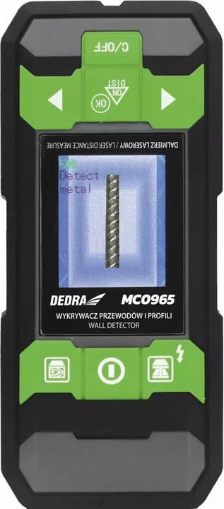 Actual product image Dedra Wall detector and laser distance meter