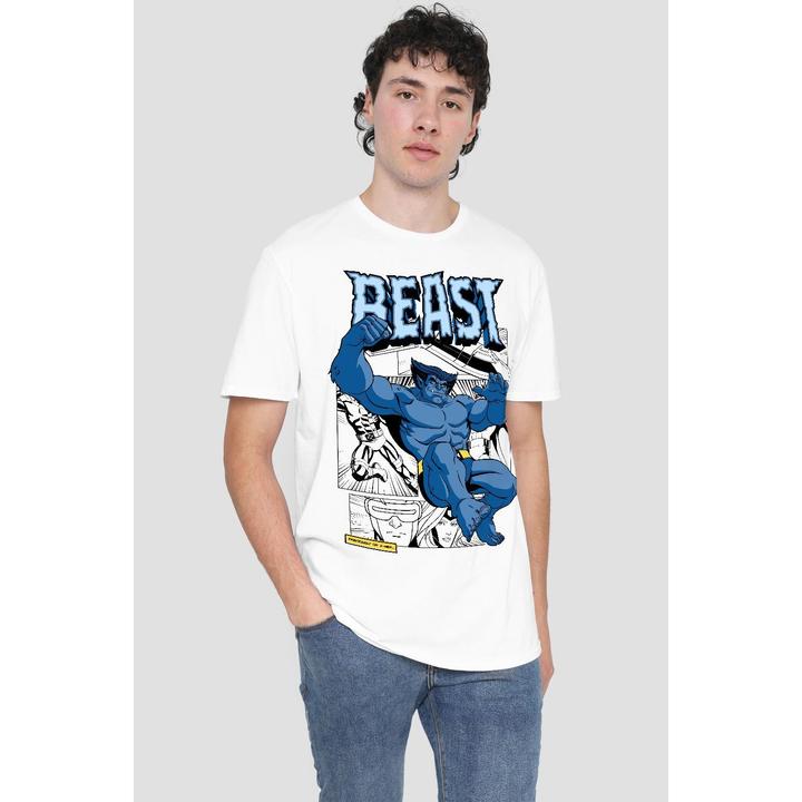 Actual product image Mens X-Men Beast Comic T-Shirt (XL)