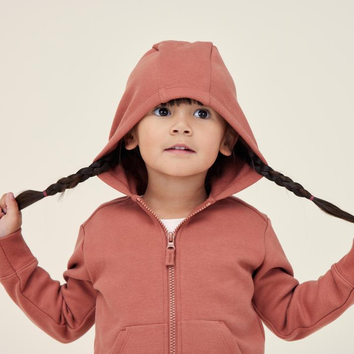 Produktbild Domyos Kapuzenjacke Babys/Kleinkinder - terrakotta (86, 85 C)