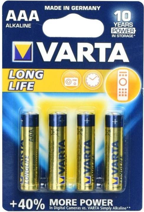 Produktbild Varta Longlife (4 Stk., AAA, 1200 mAh)