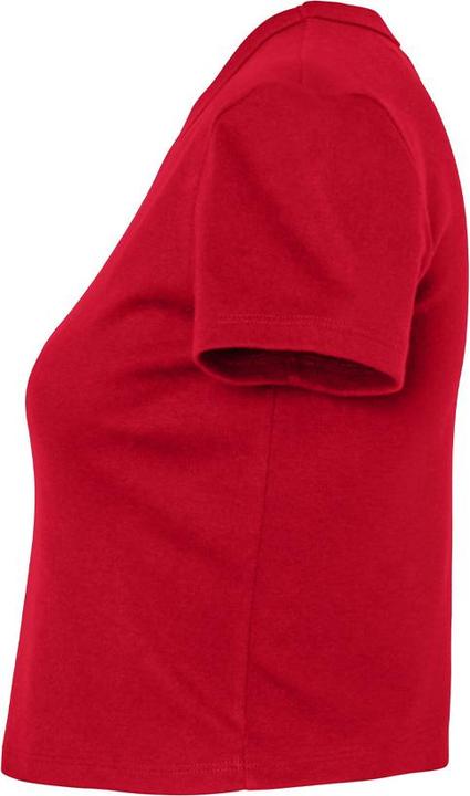Actual product image Bella Canvas Womens/Ladies Micro-Rib Crop T-Shirt (L)