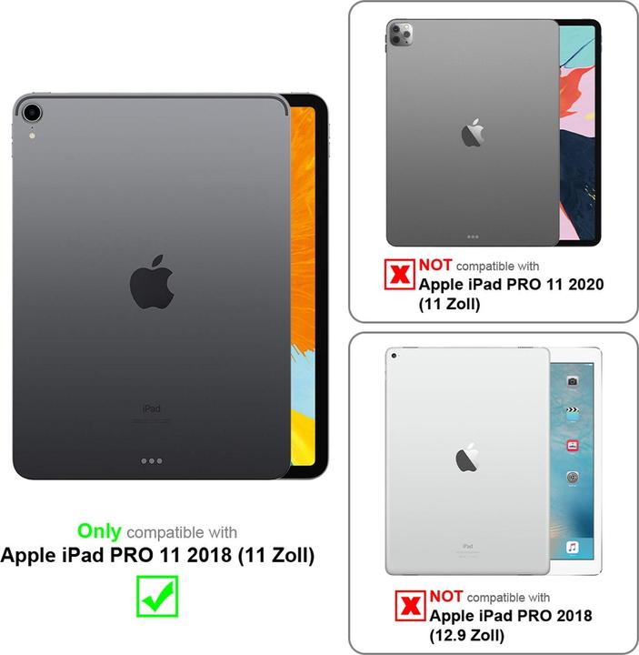 Immagine prodotto Cadorabo Copertina del libro per tablet (iPad Pro 11 2018 (1. Gen))